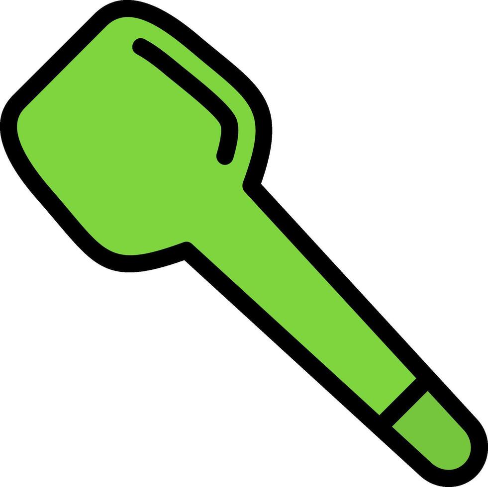 Spoonula Line Filled Icon vector