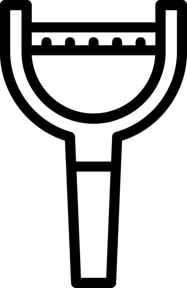 Peeler Line Icon vector