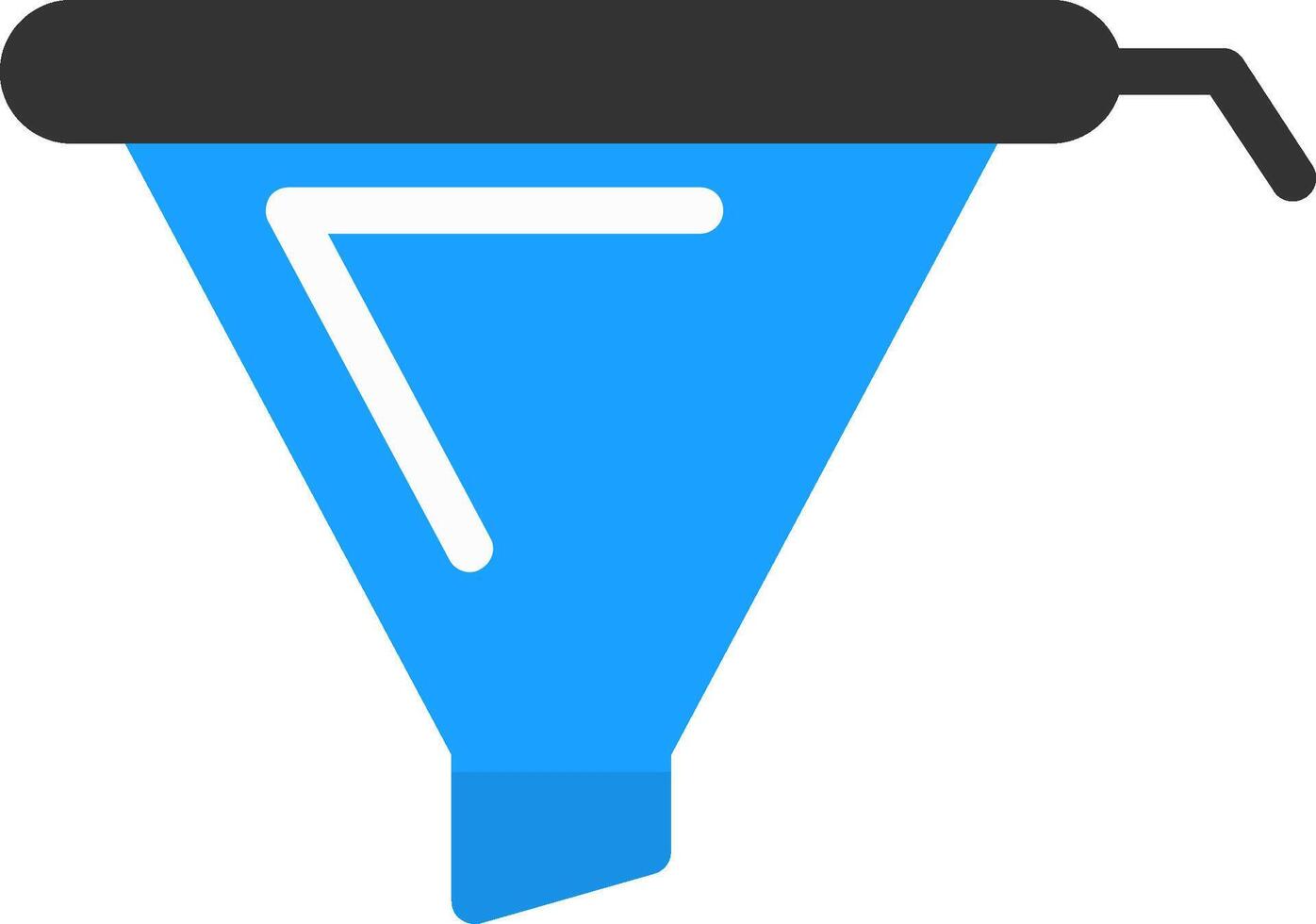 Funnel Flat Icon vector
