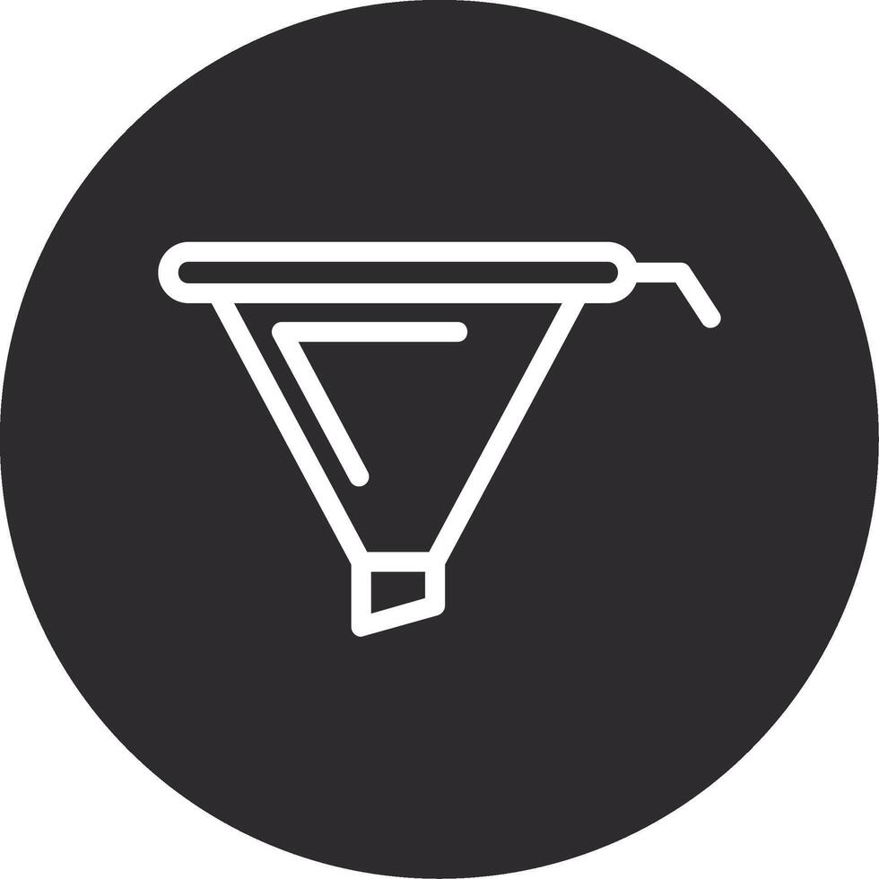 Funnel Inverted Icon vector