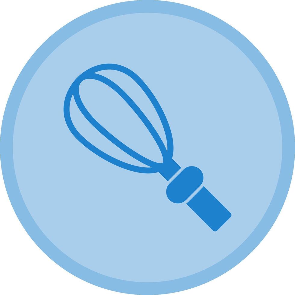 Whisk Multicolor Circle Icon vector