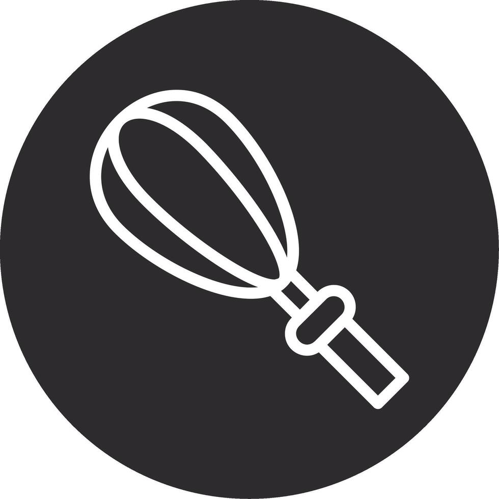 Whisk Inverted Icon vector