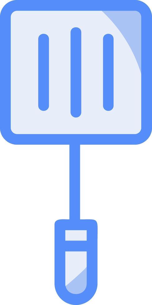 Turner Line Filled Blue Icon vector