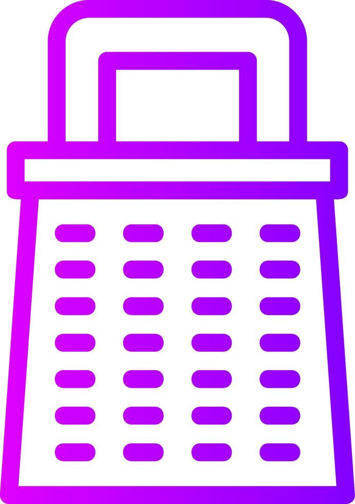 Grater Linear Gradient Icon vector