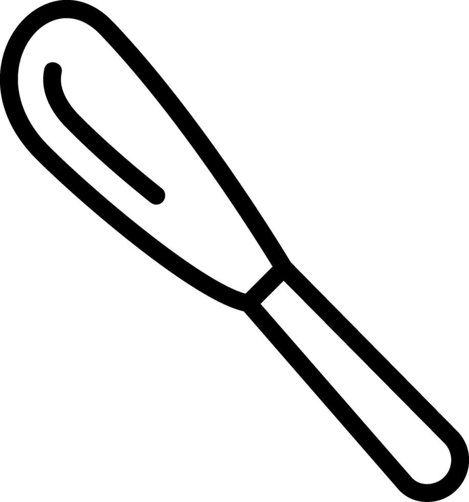 Tableware Spreader Line Icon vector