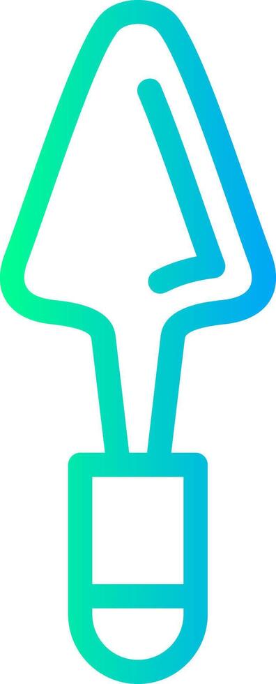 Cake Server Linear Gradient Icon vector
