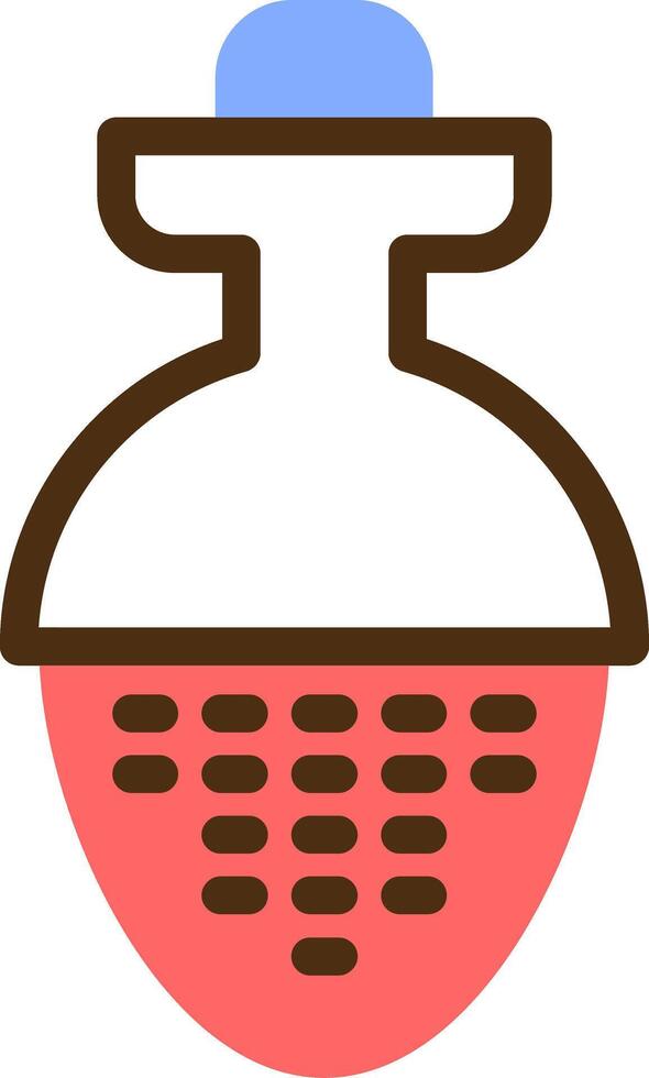 Tea Infuser Color Filled Icon vector