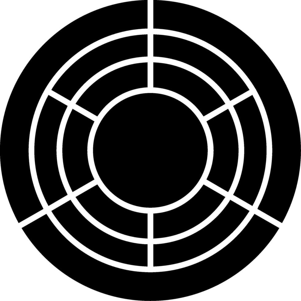 Trivet Glyph Icon vector