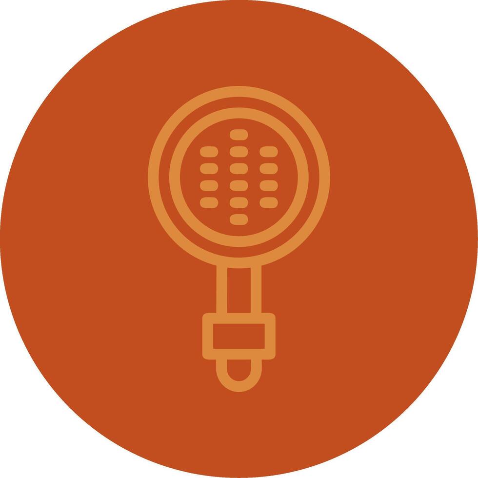 Tea Strainer Line Multi color Icon vector