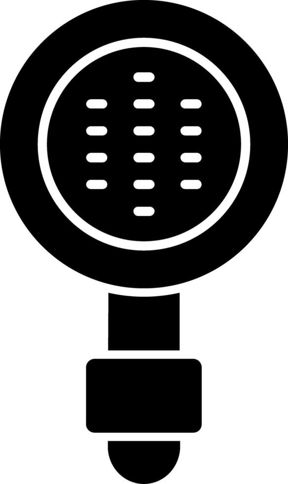 Tea Strainer Glyph Icon vector