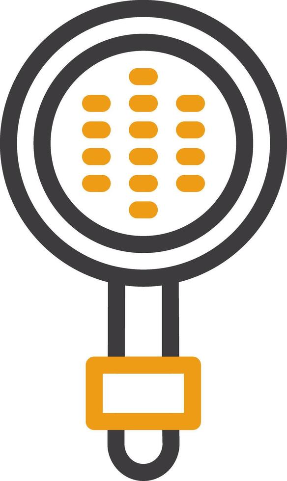 Tea Strainer Line Circle Icon vector
