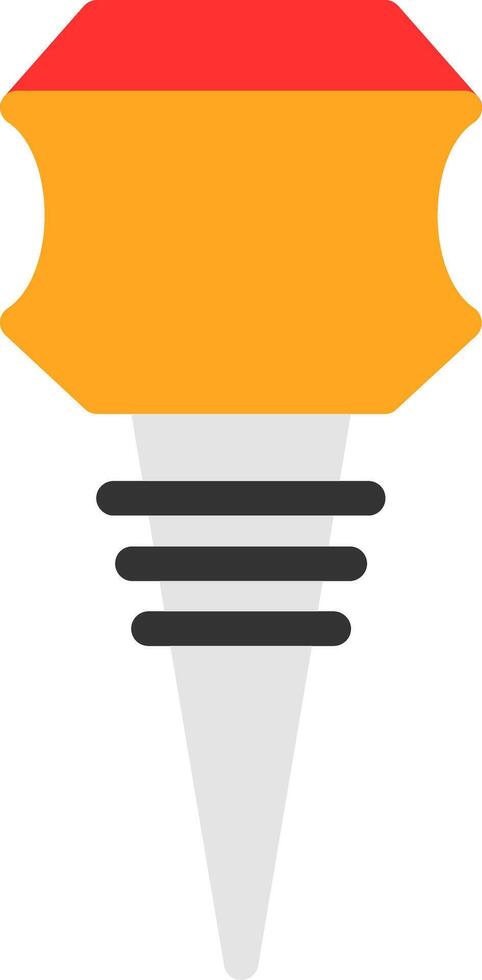 Wine Stopper Flat Icon vector