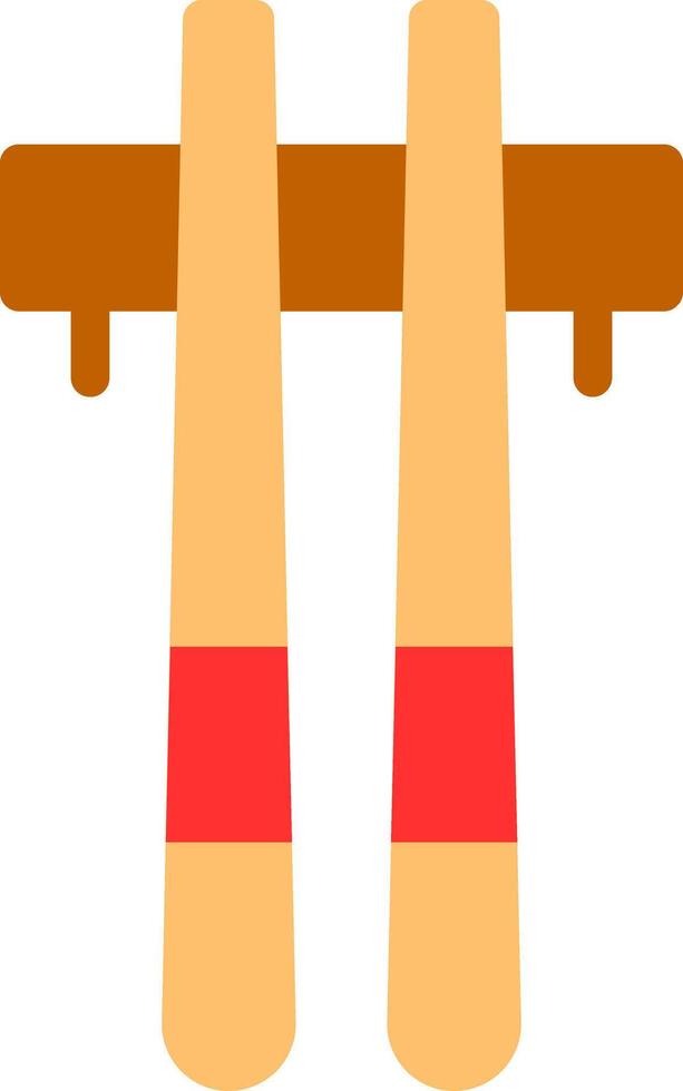 Chopstick Rest Flat Icon vector