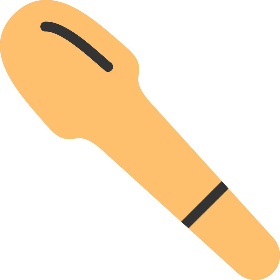 Caviar Spoon Flat Icon vector