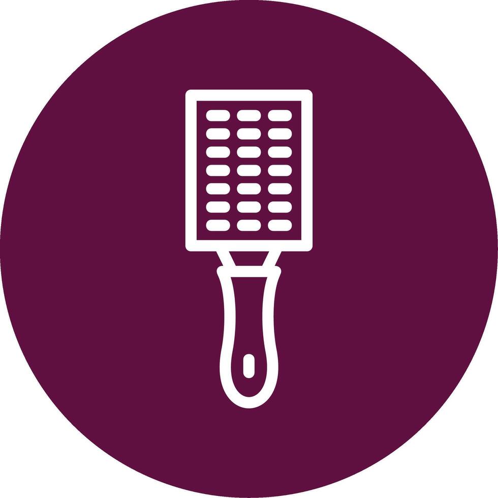Lemon Zester Outline Circle Icon vector