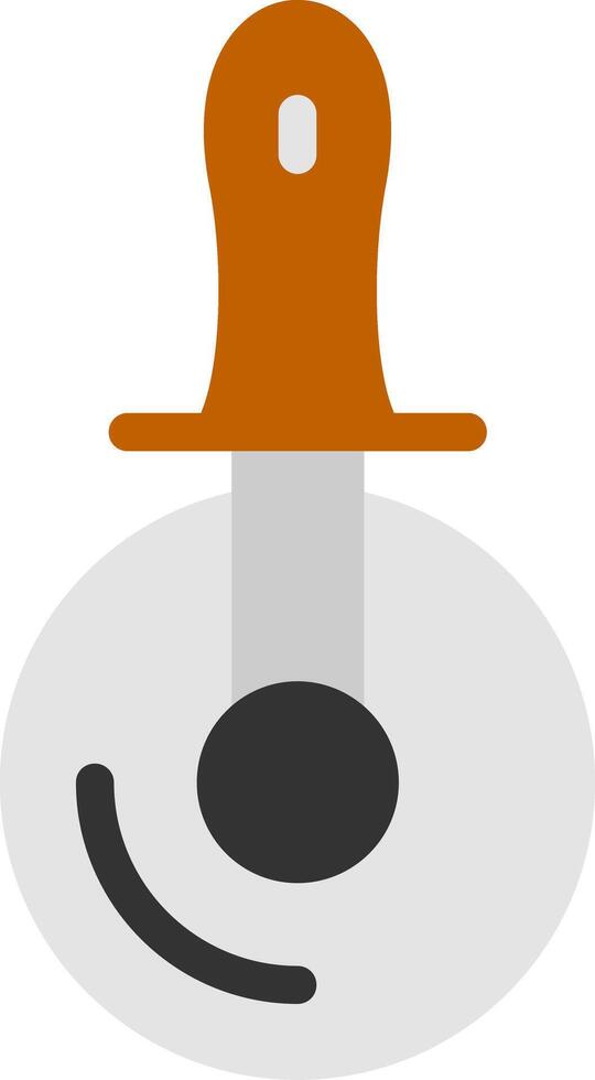 Pizza Cutter Flat Icon vector
