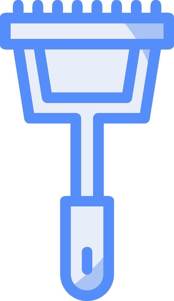 Potato Masher Line Filled Blue Icon vector