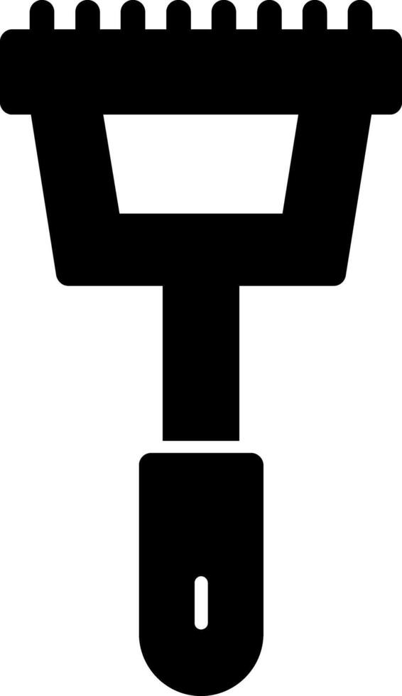 Potato Masher Glyph Icon vector