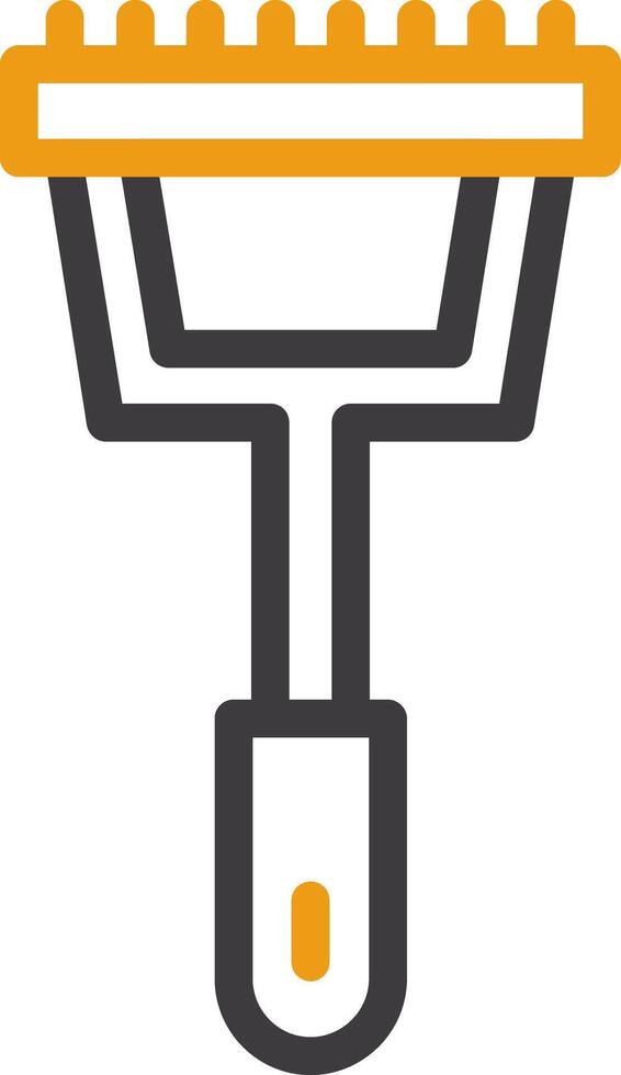 Potato Masher Line Circle Icon vector