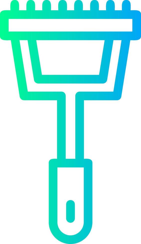 Potato Masher Linear Gradient Icon vector
