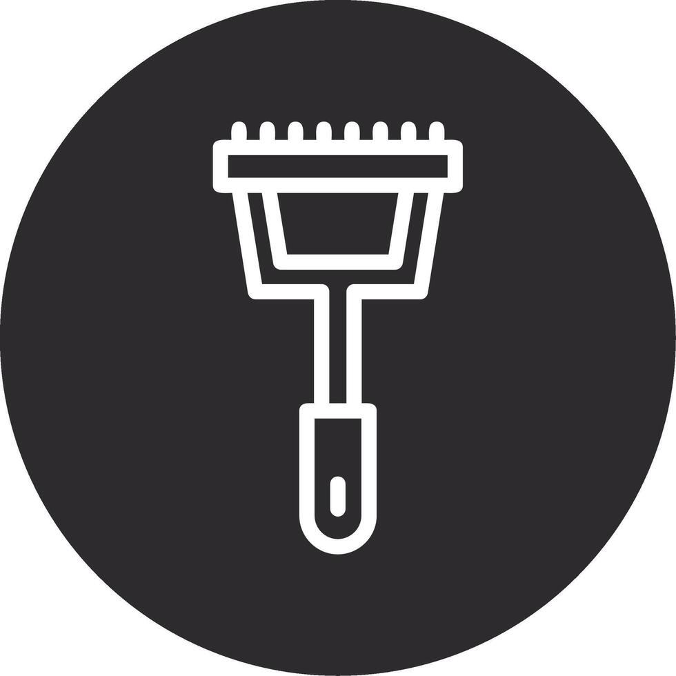 Potato Masher Inverted Icon vector