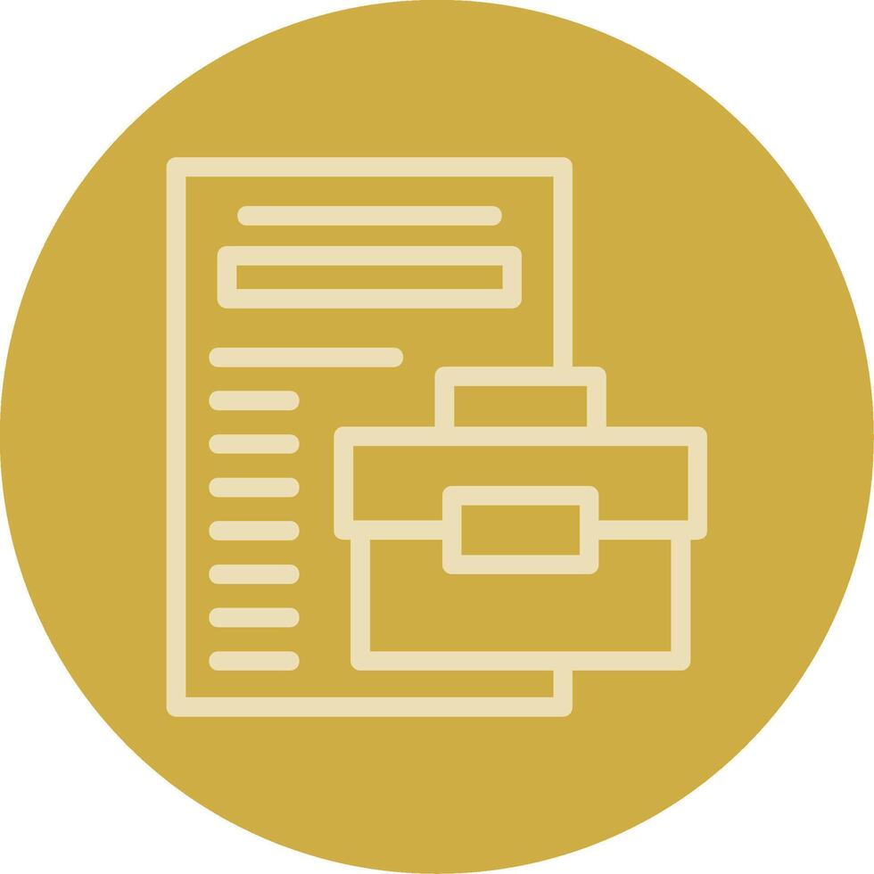 Contract Line Multi color Icon vector