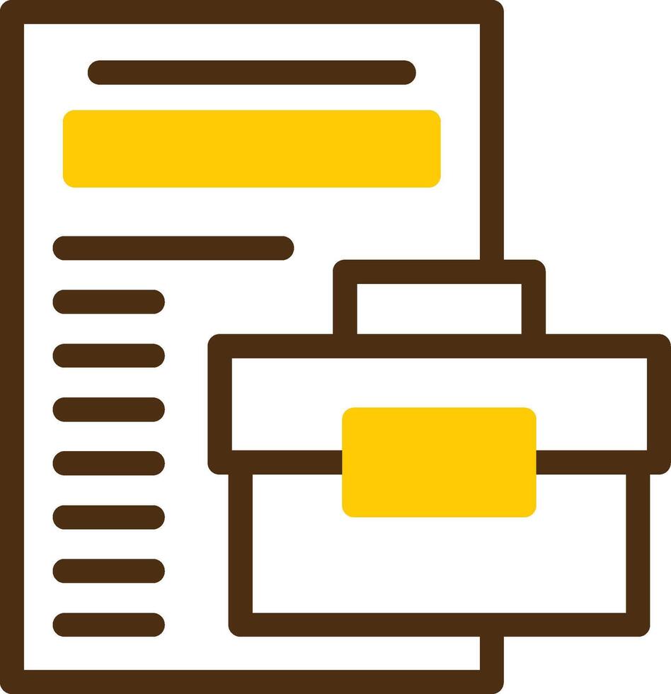 Contract Yellow Lieanr Circle Icon vector