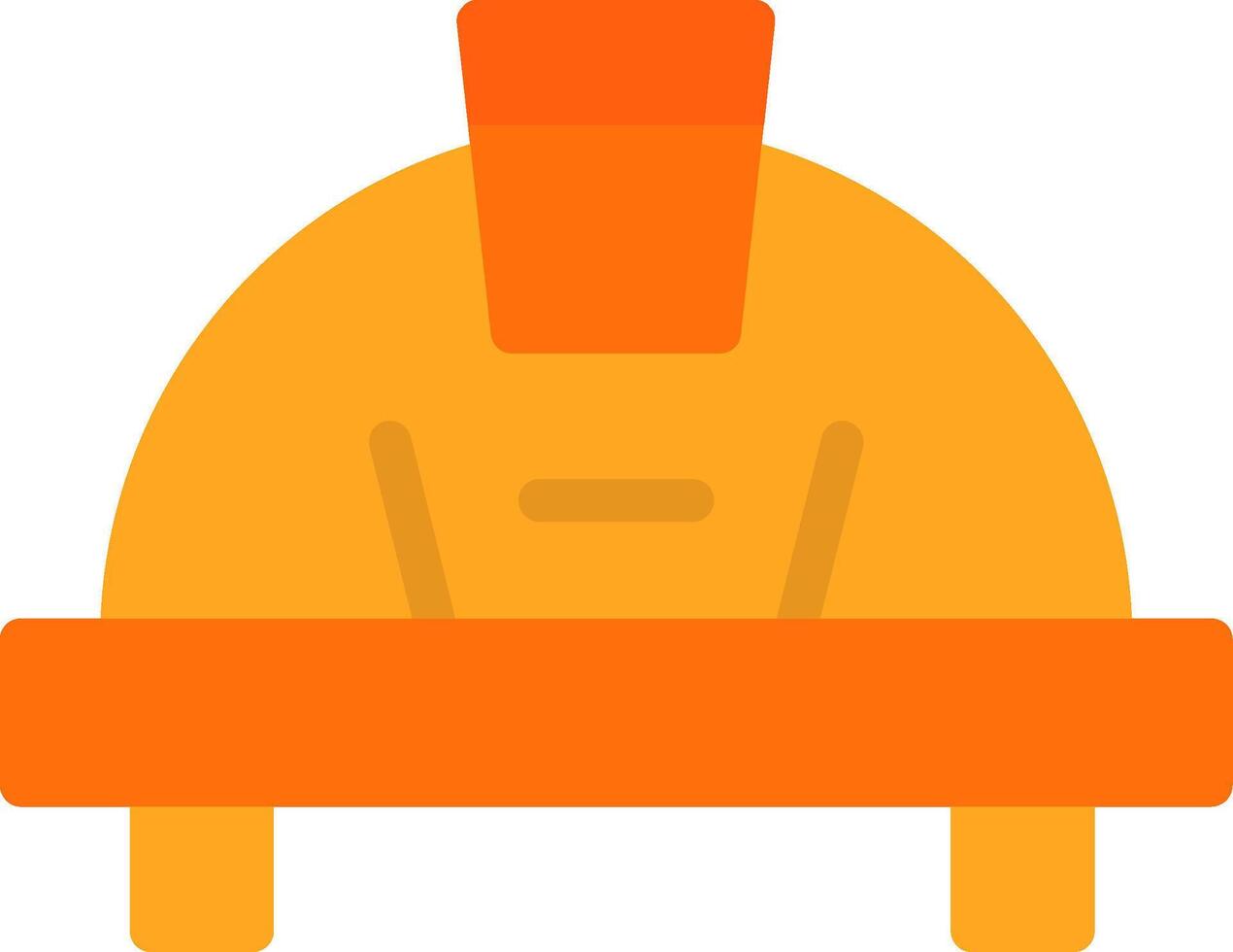 Hard Hat Flat Icon vector