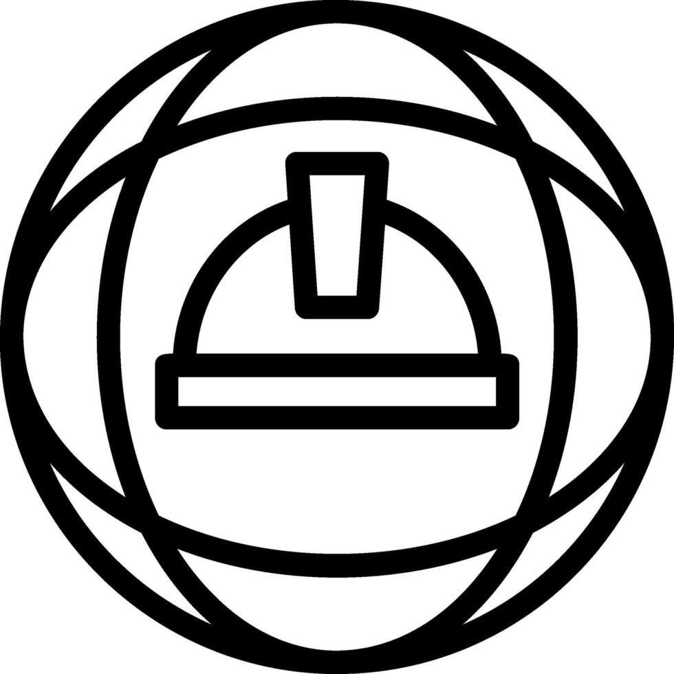 Globe Line Icon vector