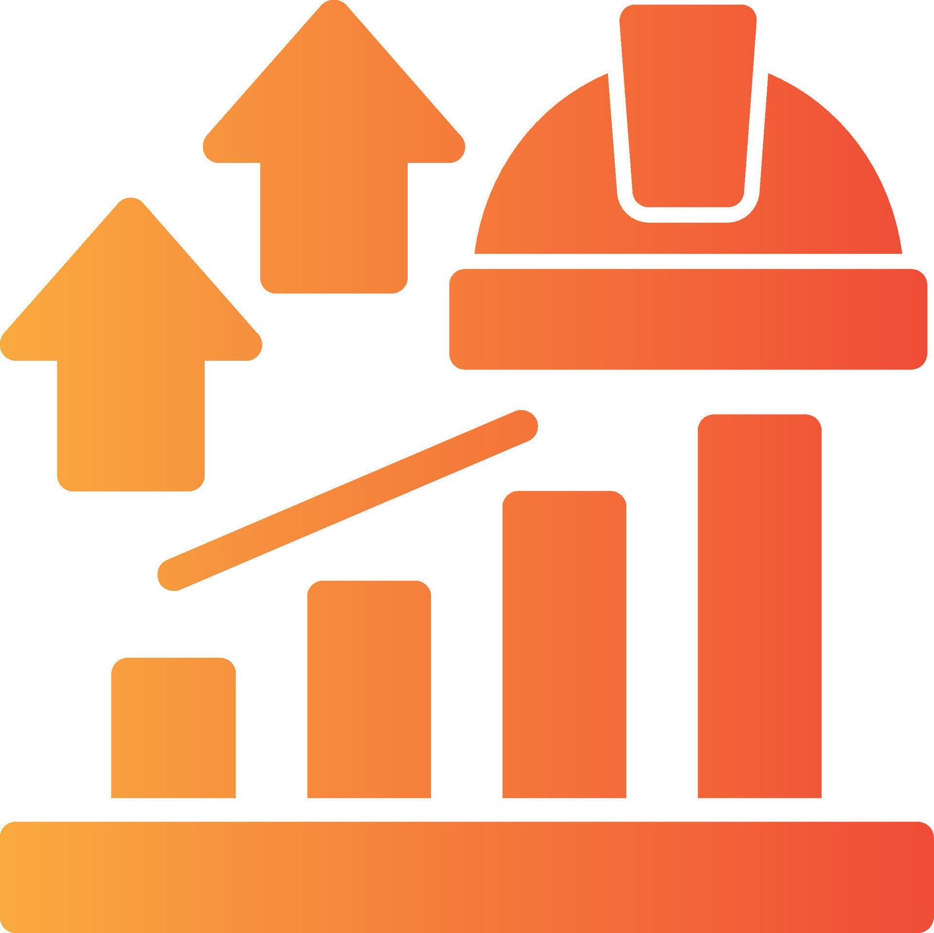 Arrow Up Solid Multi Gradient Icon 39500996 Vector Art at Vecteezy