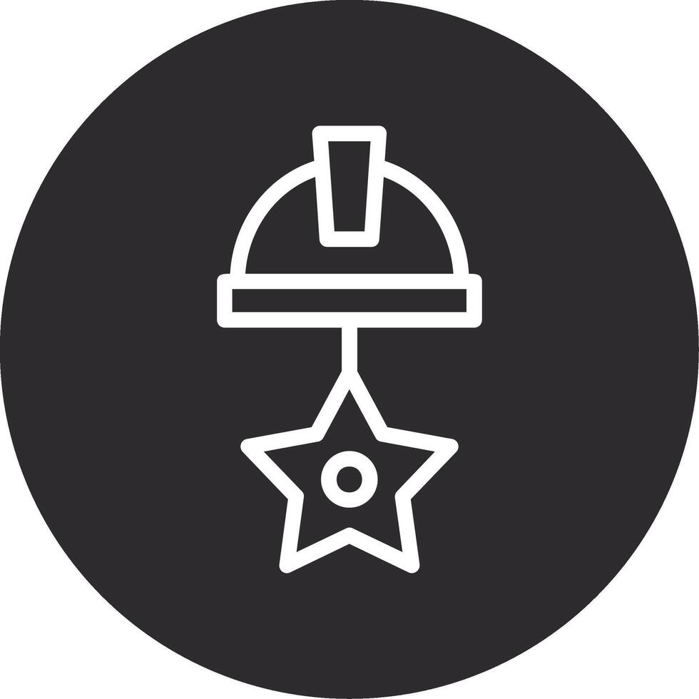 Star Inverted Icon vector