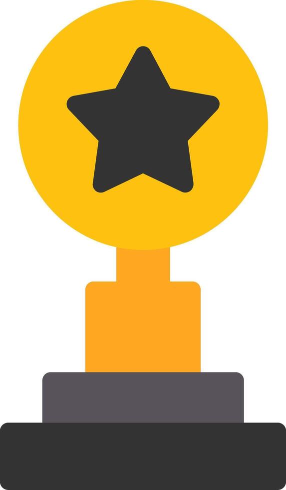 Trophy Flat Icon vector