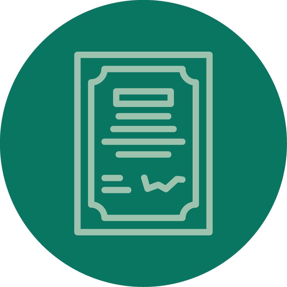 Contract Signing Line Multi color Icon vector