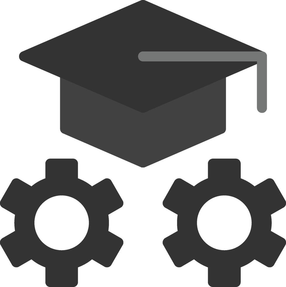 Training Hat Flat Icon vector