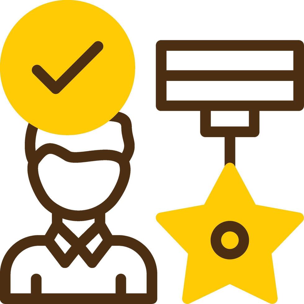 Employee Appreciation Yellow Lieanr Circle Icon vector