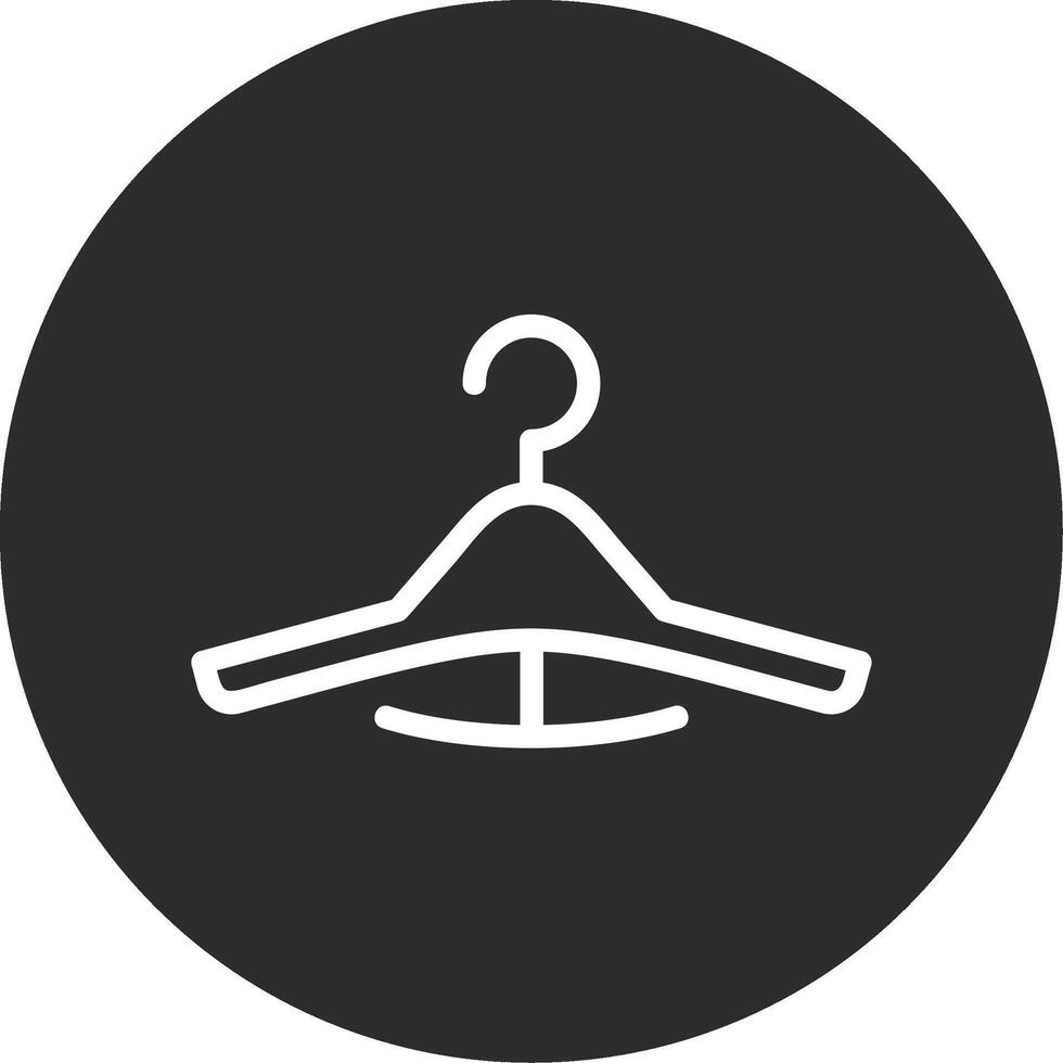 Hanger Inverted Icon vector