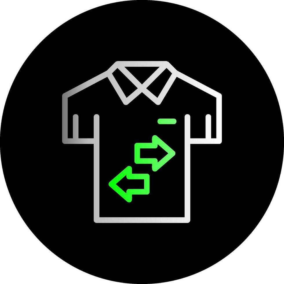 Shirt Dual Gradient Circle Icon vector