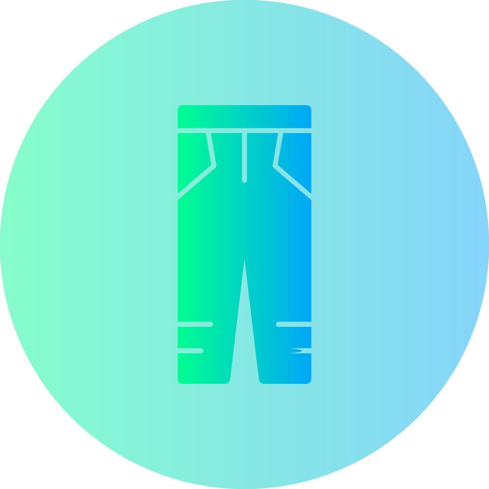 Pants Gradient Circle Icon vector