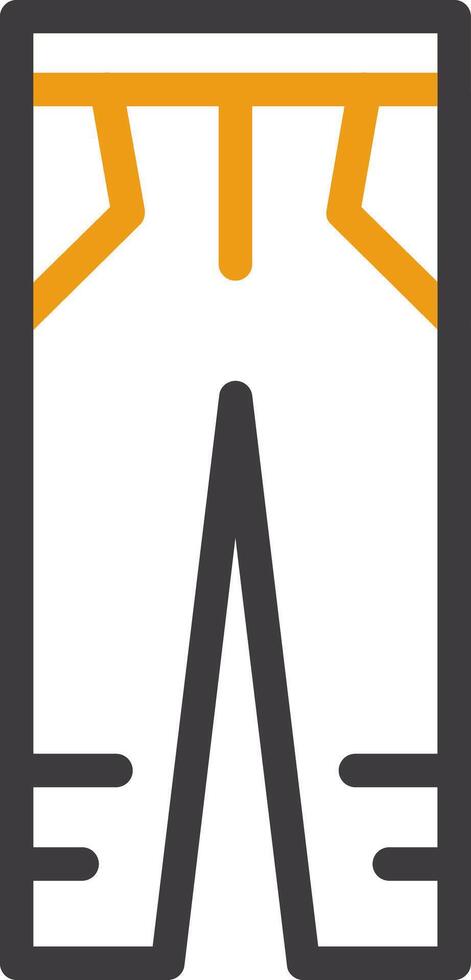 Pants Line Circle Icon vector