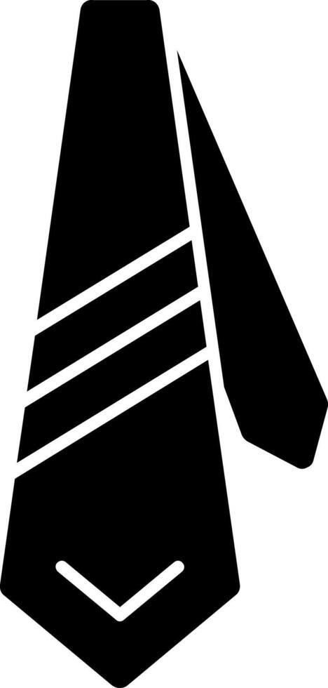 Tie Glyph Icon vector