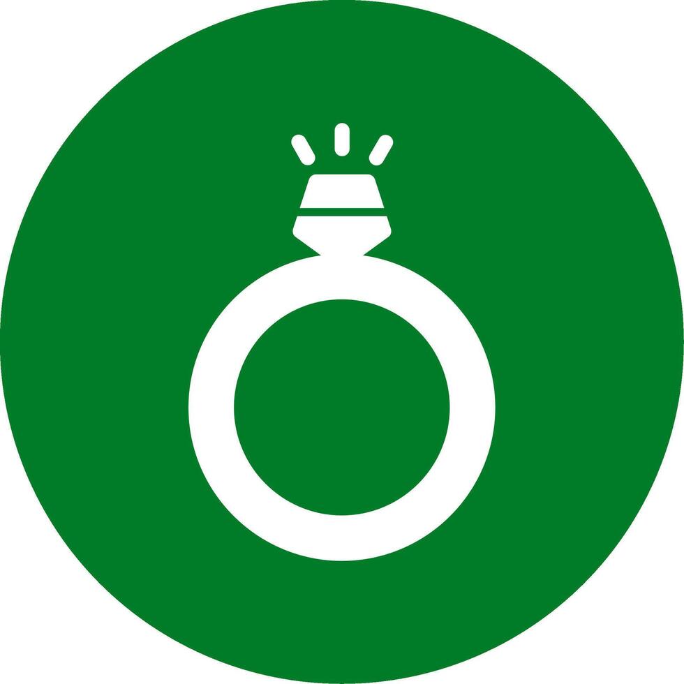 Ring Glyph Circle Icon vector