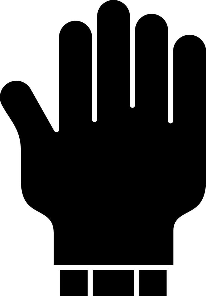 Glove Glyph Icon vector