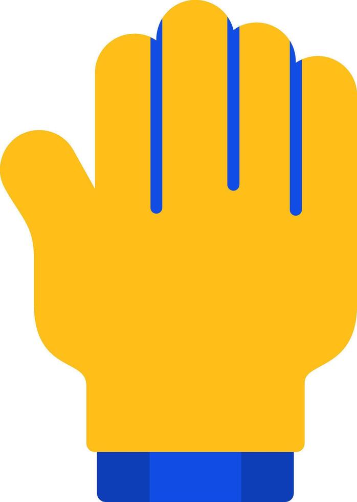 Glove Flat Two Color Icon vector