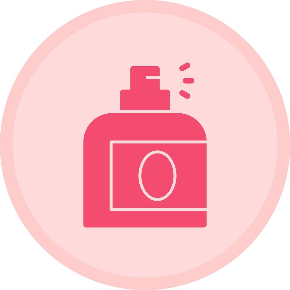 Perfume Multicolor Circle Icon vector