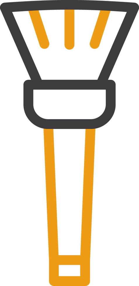 Makeup Brush Line Circle Icon vector