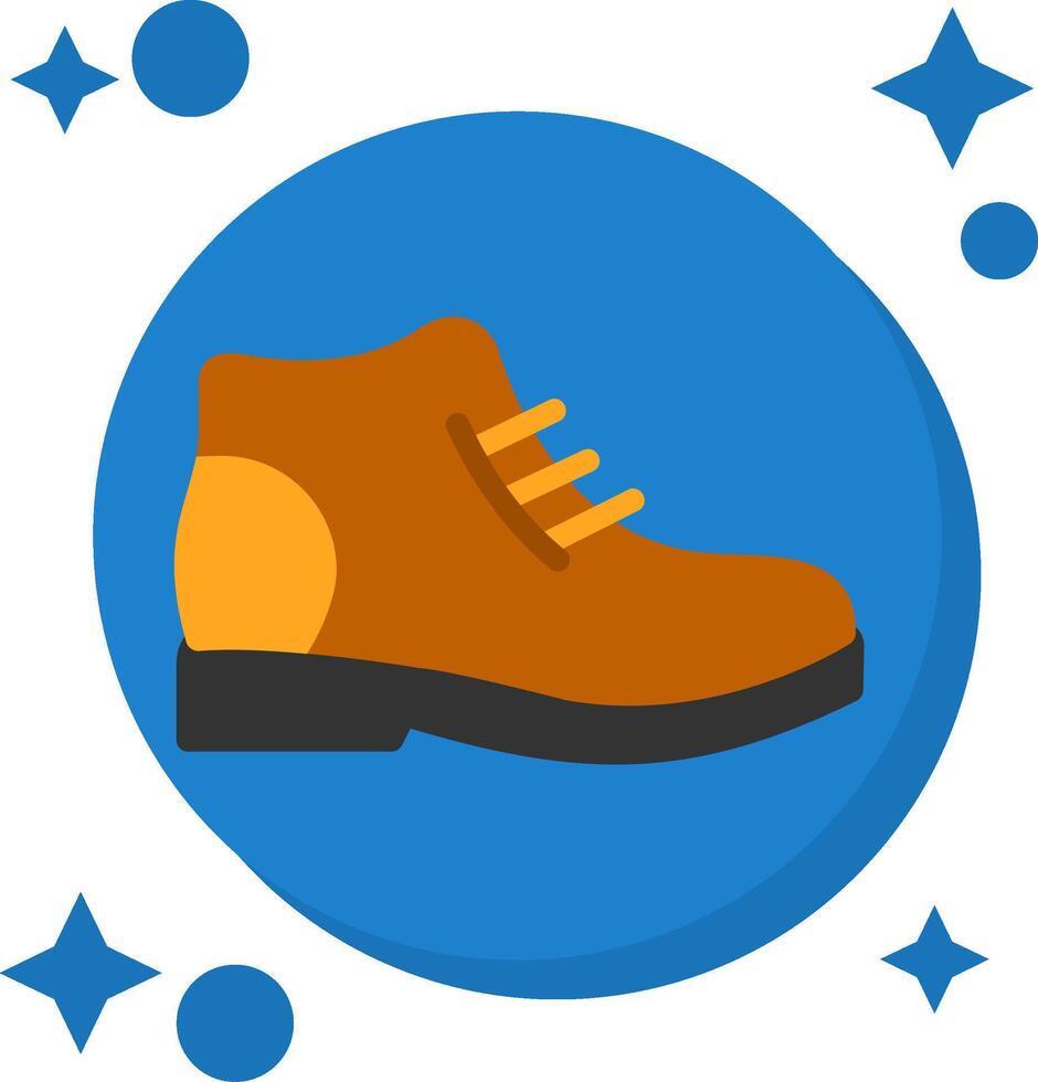 Boot Tailed Color Icon vector