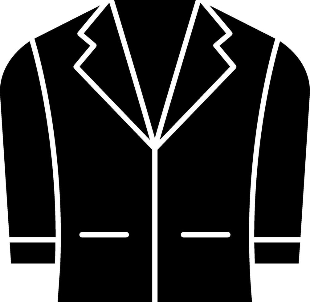 Blazer Glyph Icon vector