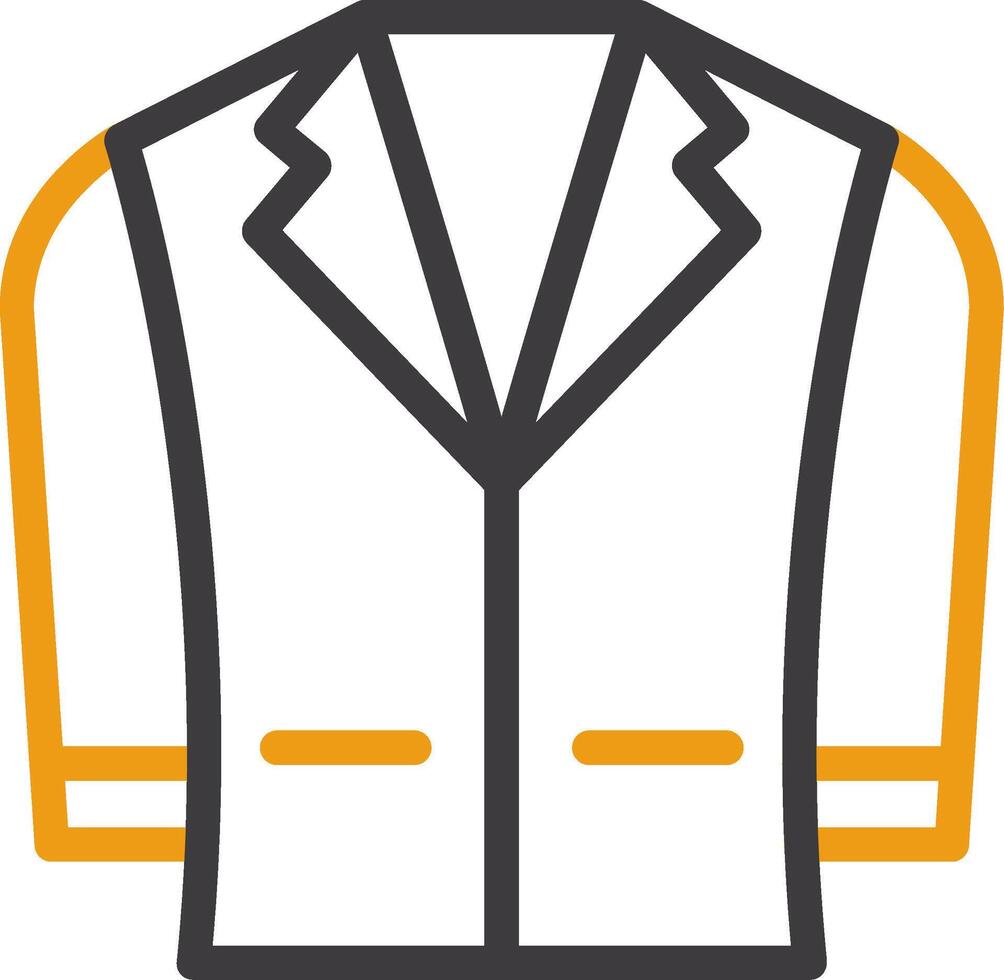 chaqueta de sport línea circulo icono vector