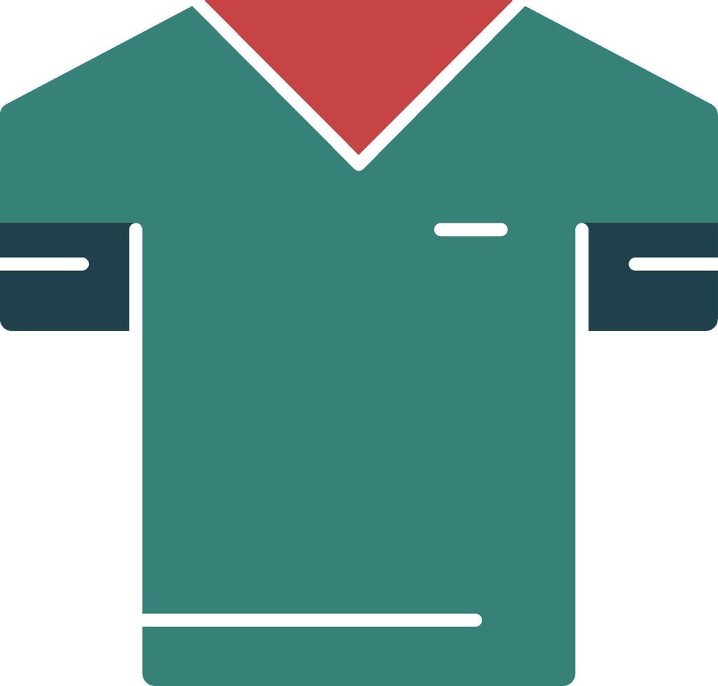 T-shirt Glyph Two Color Icon vector