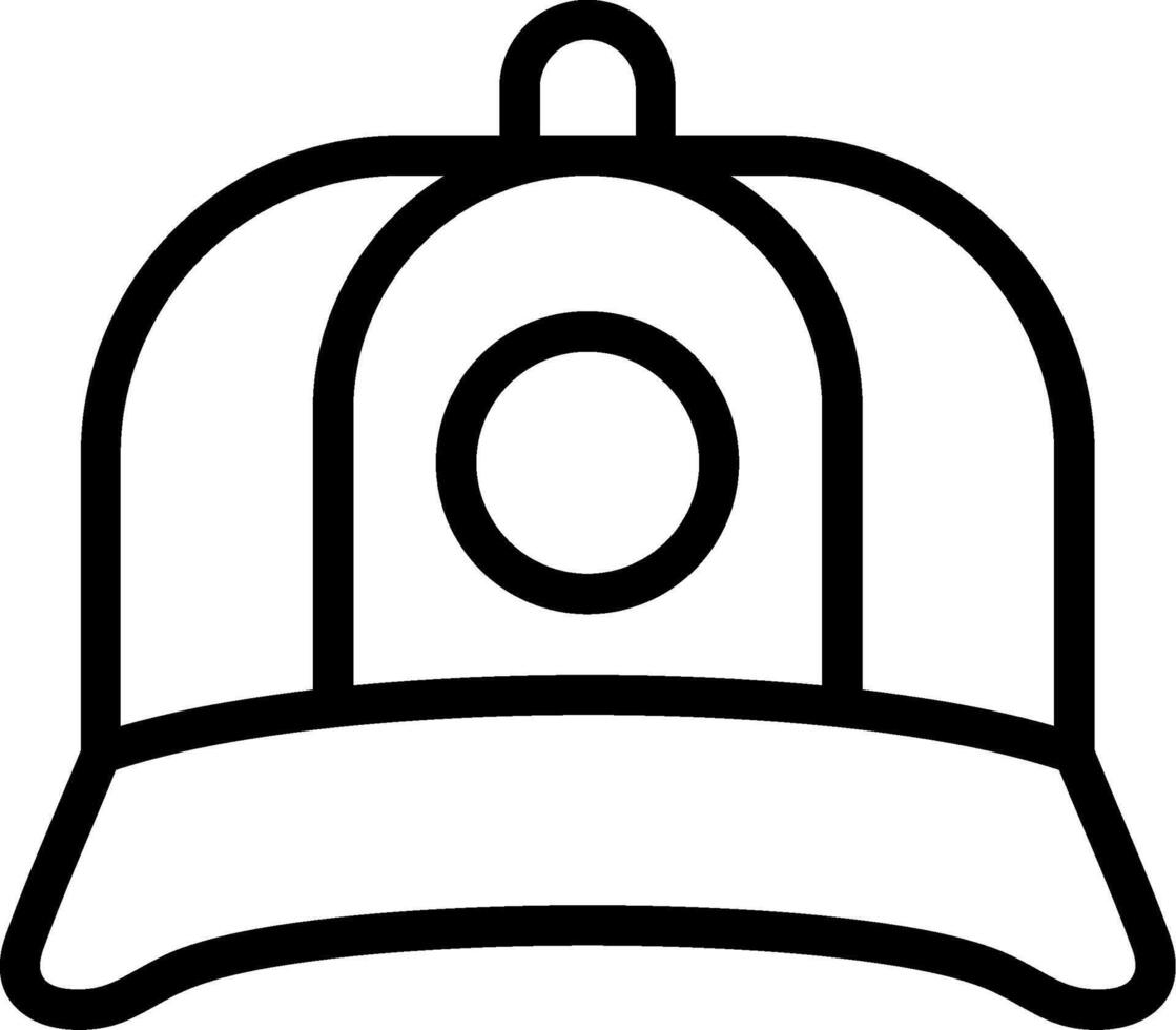 Cap Line Icon vector